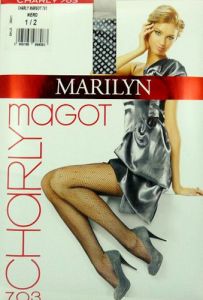 Marilyn Charly 703 R1/2 rajstopy kropeczki nero